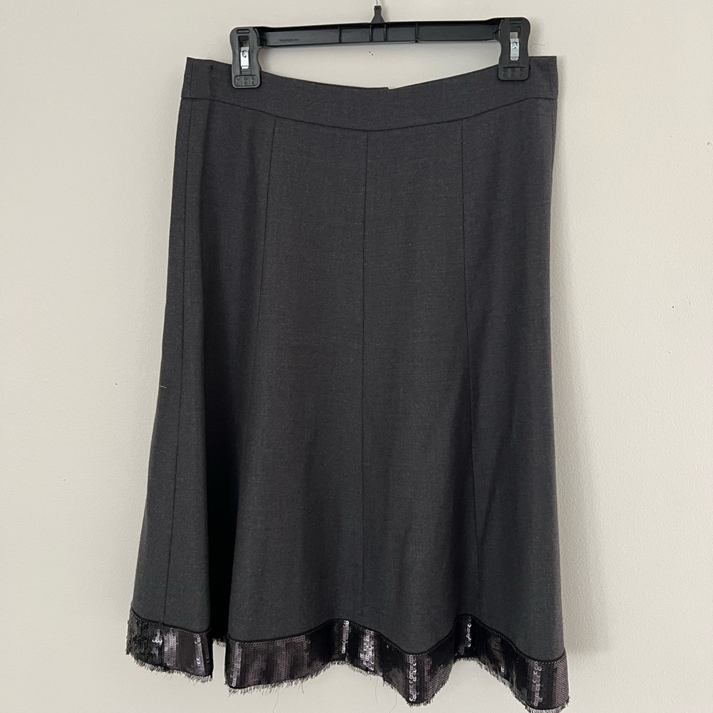 Women’s J.Crew wool skirt with sequin trim